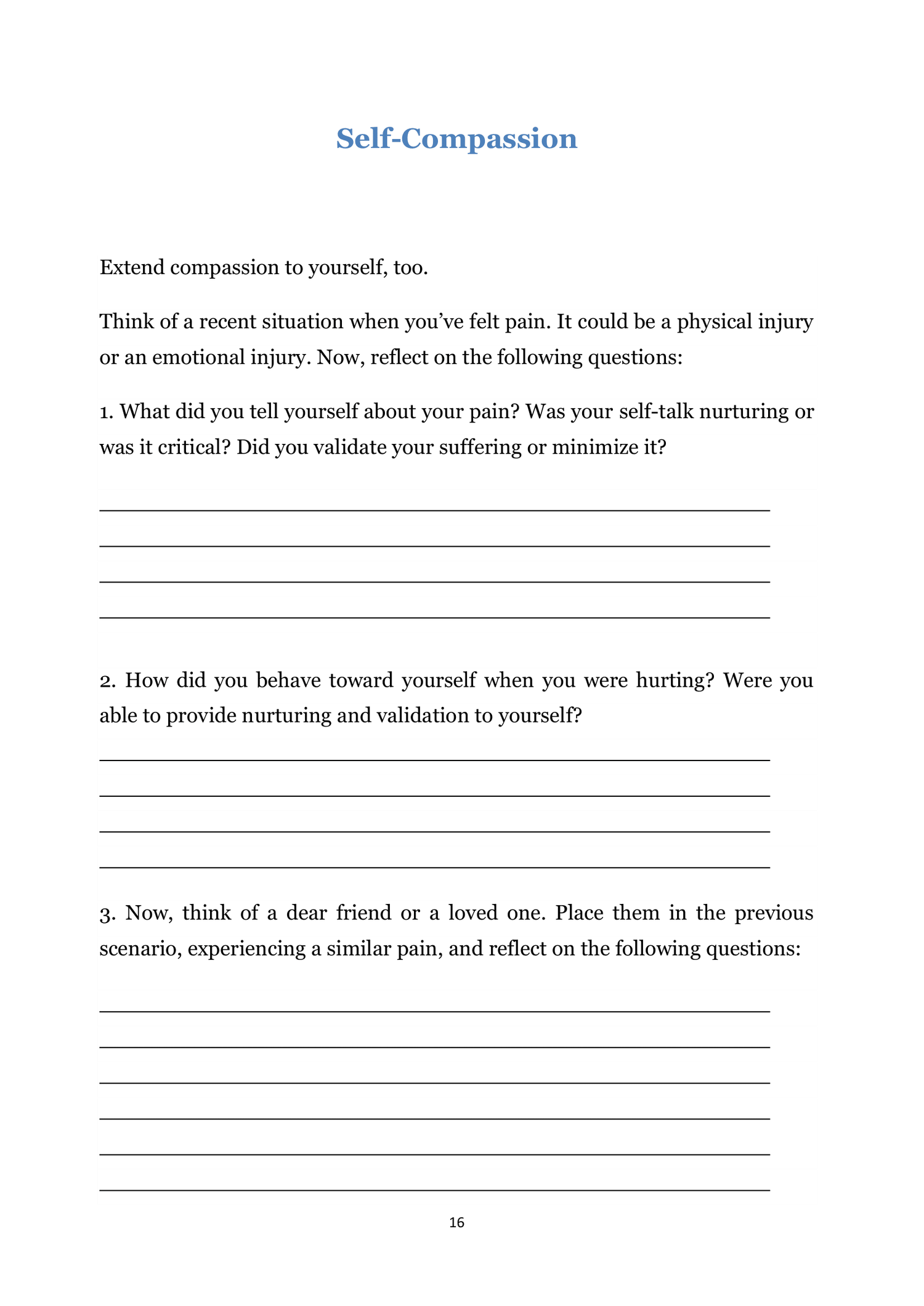 30 Act With Love Worksheets