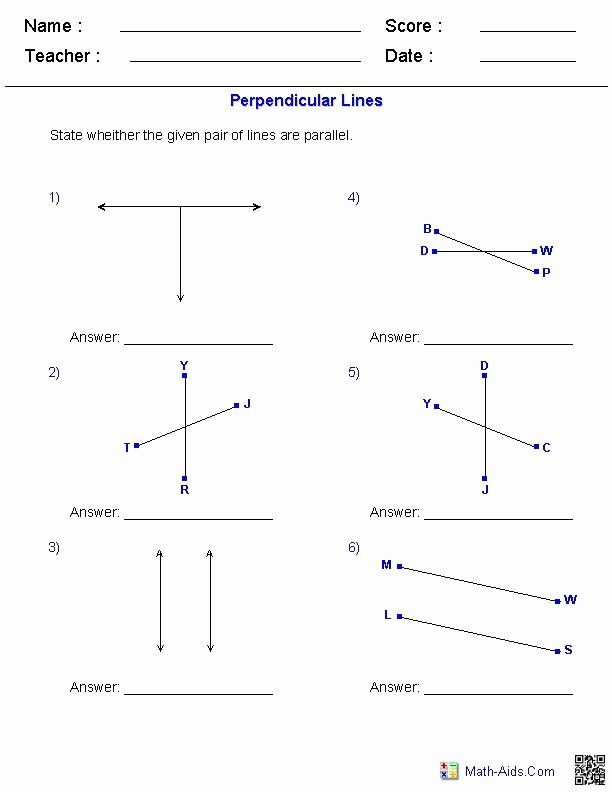 30 Angle Bisectors And Perpendicular Bisectors Worksheet