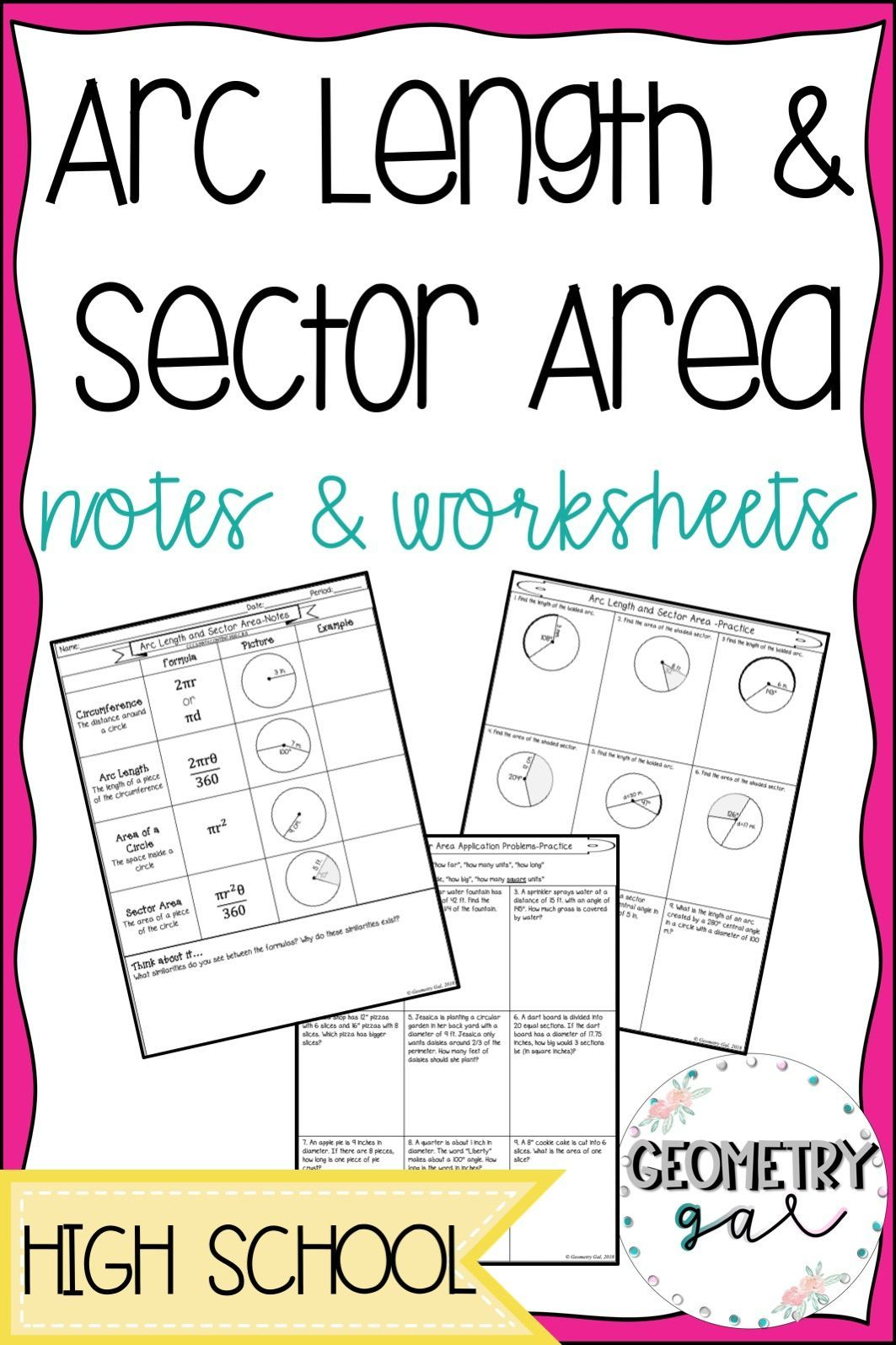 30 Area Of A Sector Worksheet Answers