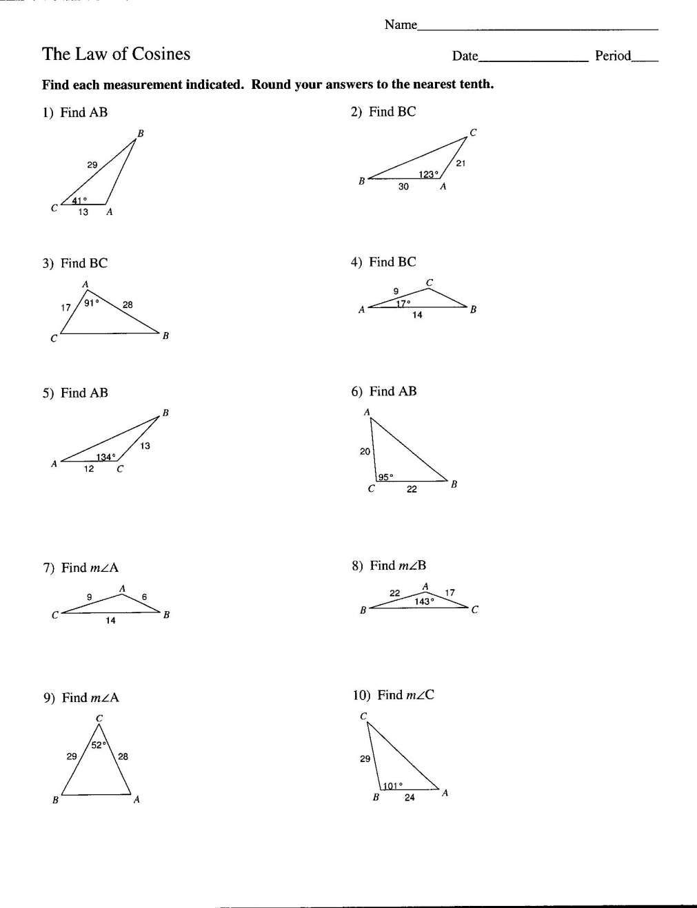 30 Chords Secants And Tangents Worksheet Answers