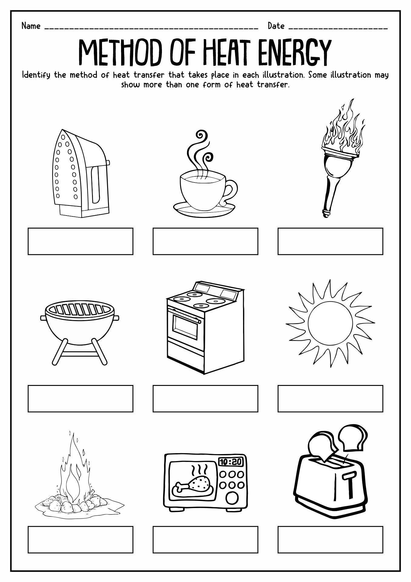 30 Forms Of Energy Worksheets