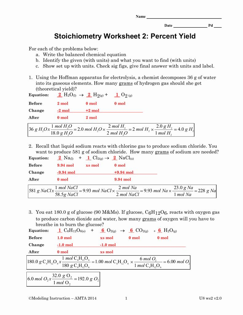 30 Percentage Composition Worksheet With Answers Pdf