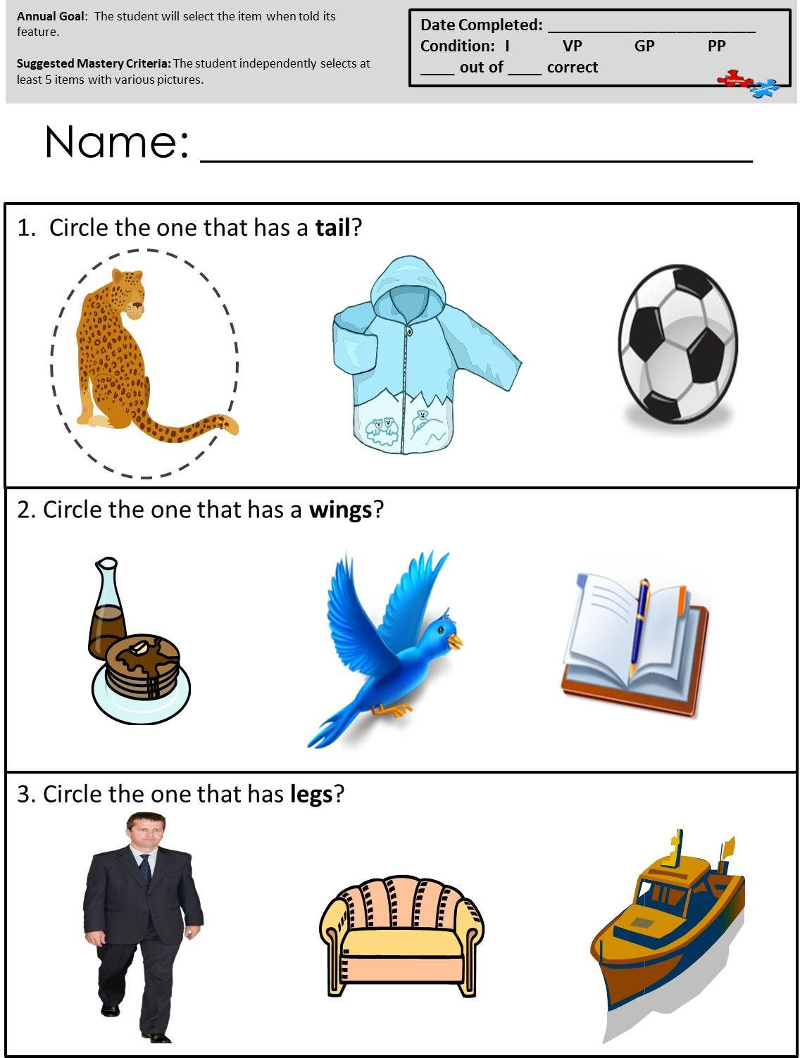 30 Reading Comprehension Autism Worksheets