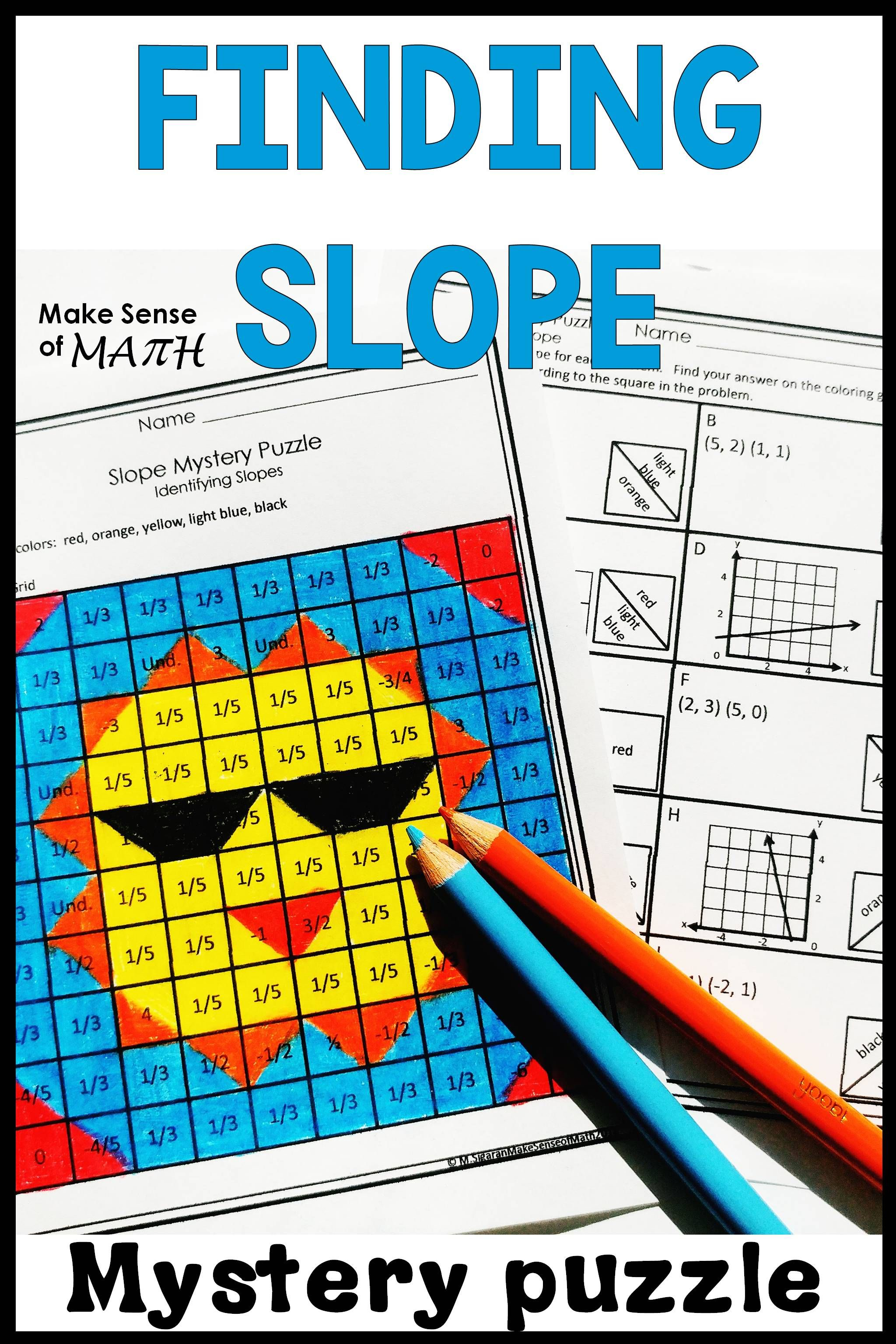 30 Slope From 2 Points Worksheet