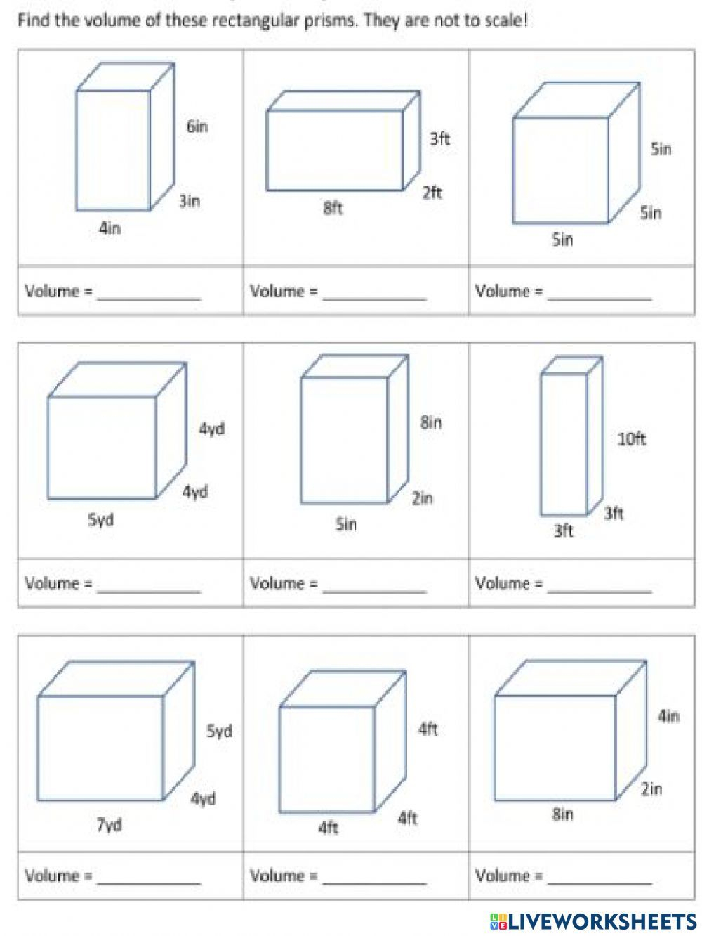 30 Surface Area Of Rectangular Prism Worksheet Pdf