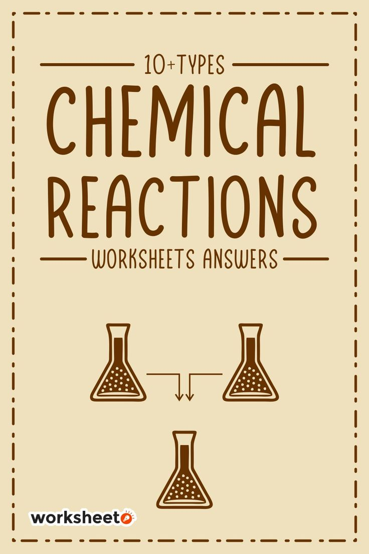 30 Type Of Reactions Worksheet Answer Key