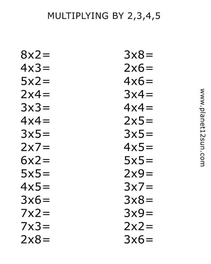 30 Multiplication By 2 Worksheets Free