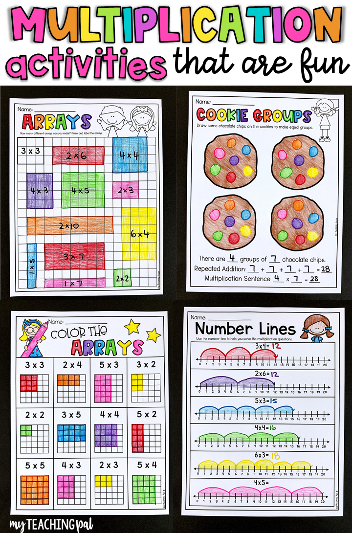 30 Multiplication Grade 2 Activity