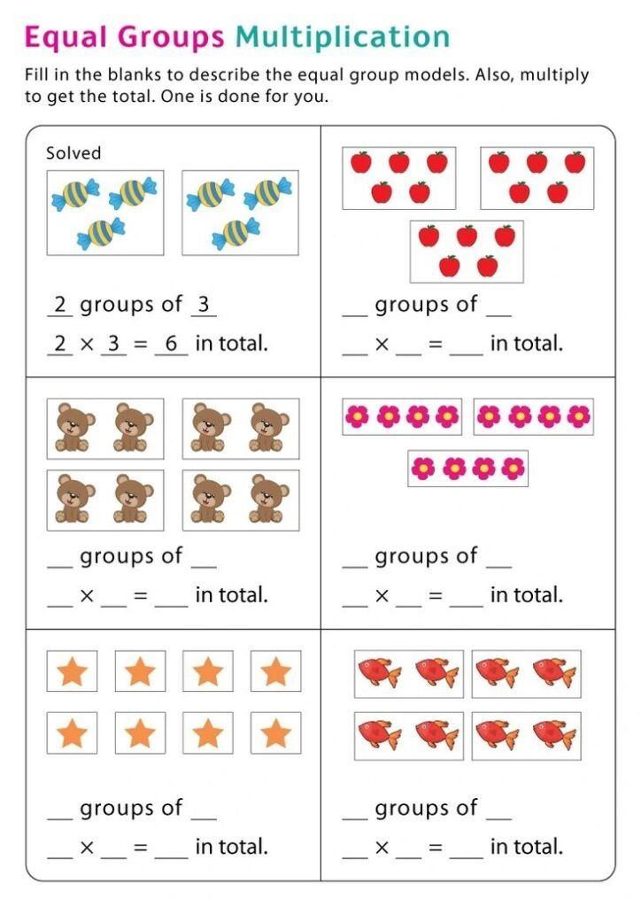 30 Multiplication Worksheets Grade 1 Free