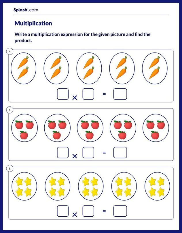 30 Multiplication Worksheets Grade 2