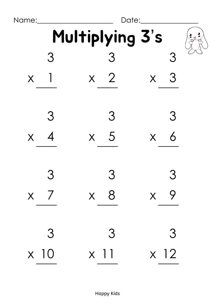 30 Simple Multiplication Worksheets Free Printable