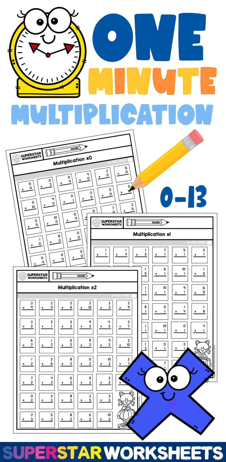 30 Simple Multiplication Worksheets Free Printable