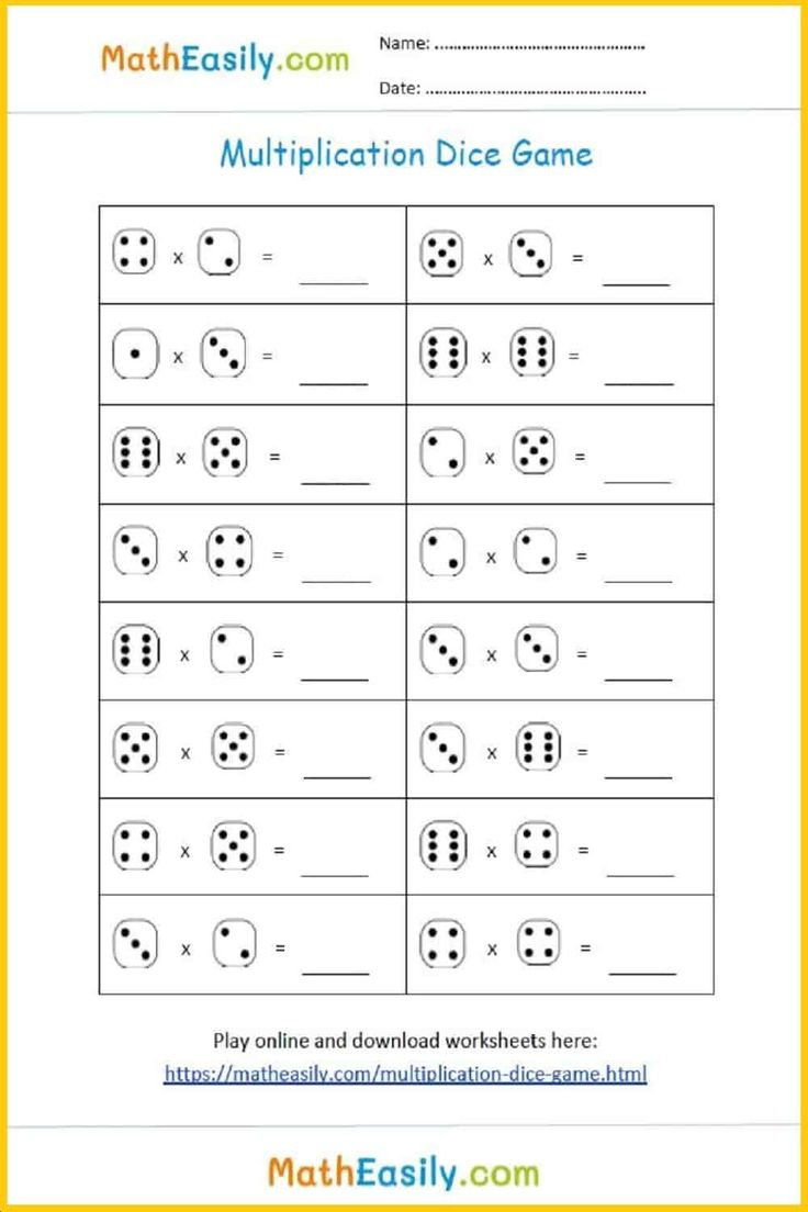 30 Single Digit Multiplication Worksheets Free