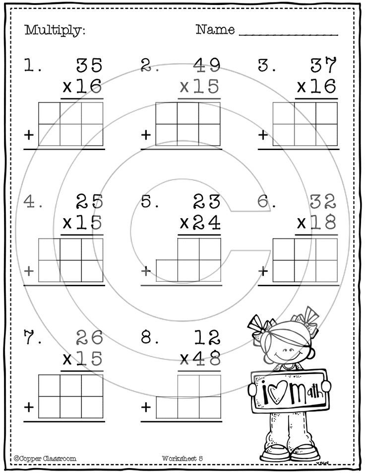 30 Two Digit Multiplication Worksheets Free