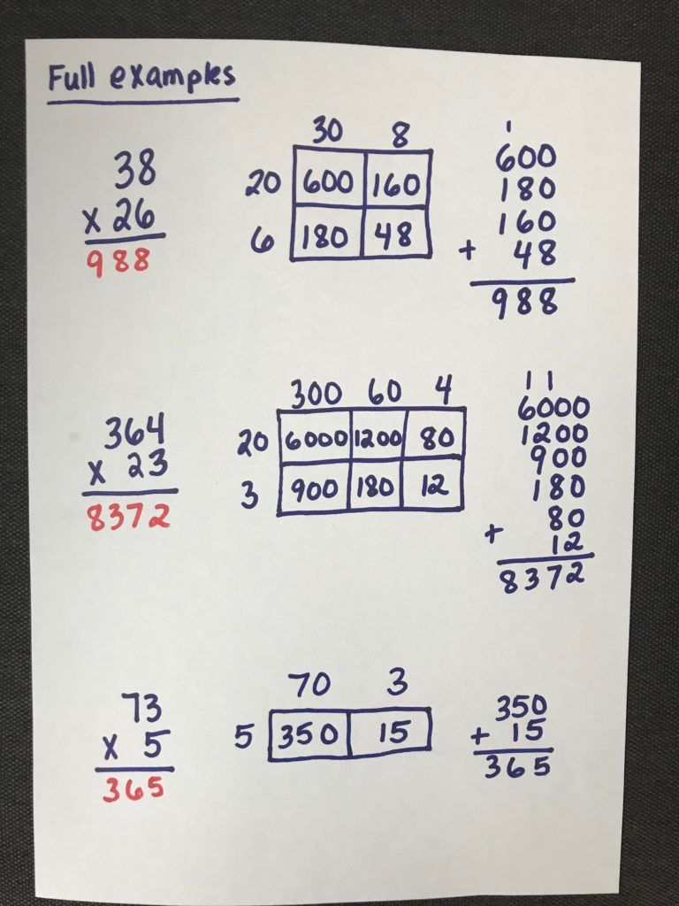 30 Vertical Multiplication Grade 2